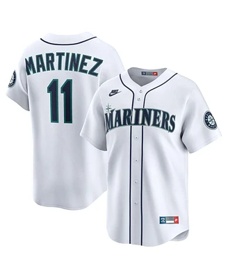 Nike Men's Edgar Martinez White Seattle Mariners Throwback Cooperstown Collection Limited Jersey