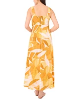 Vince Camuto Women's Printed Thick Strap Maxi Dress