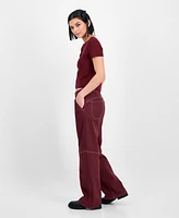 Celebrity Pink Juniors' Slouchy Skater Wide-Leg Jeans