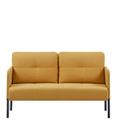 Gold Sparrow 49.5" Polyester Fremont Loveseat, Created for Macy's