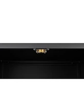 Office furniture Copier Cabinet black 2 door steel copier stand mobile pedestal file Printer Stand