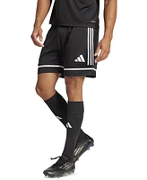 adidas Men's Regular-Fit Squad 25 Logo Shorts
