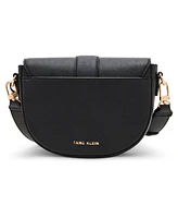 Anne Klein Covered Buckle Saddle Small Crossbody Bag