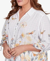 Alfred Dunner Plus Floral Top