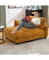 Sleeper Sofa Couch Bed,Oversized Chaise Lounge Chair Cozy Cloud Couch
