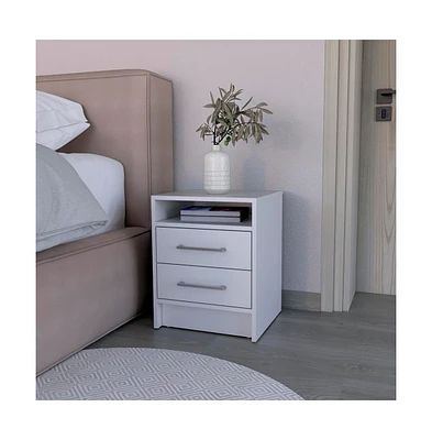 Nightstand Cartiz, Two Drawers, Finish