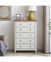 Modern 5-Drawer Dresser: Storage and Style