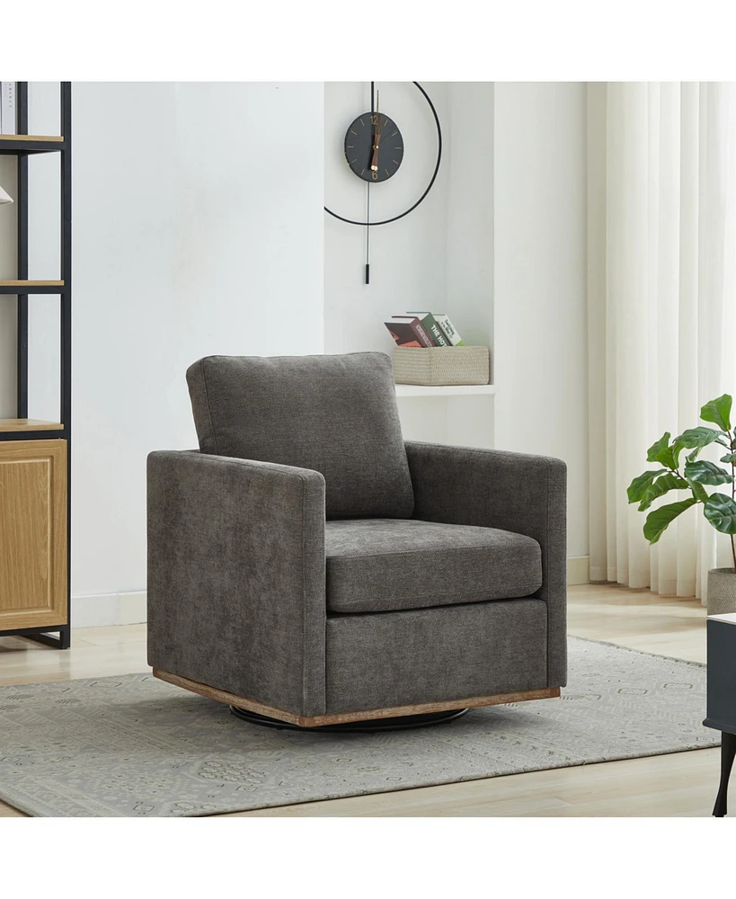 30.7" Swivel Accent Chair