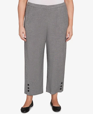 Alfred Dunner Plus Elastic Ankle Pant