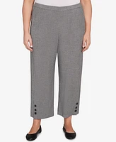 Alfred Dunner Plus Elastic Ankle Pant