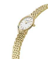 Frederique Constant Women's Swiss Slimline Mini Gold-Tone Stainless Steel Bracelet Watch 25mm