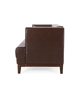 Mid-Century Modern 3-Seater Sofa With Tufted Upholstery