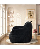 Oversized Bean Bag Sofa with Memory Foam for Adults: Lazy Chair with Armrest