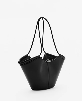 Mango Women's Shopper-Style Shoulder Bag