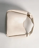 Mango Women's Mini Leather Effect Handbag