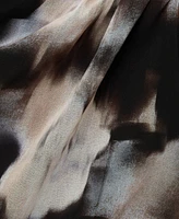 Mango Women's Floral-Print Draped Dress