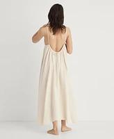 Mango Women's Plain Cotton Nightgown