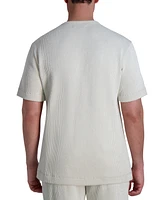 Karl Lagerfeld Paris Men's Textured Oversized T-Shirt