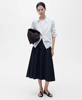 Mango Women's Flared Denim Skirts