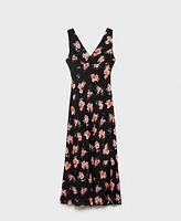 Mango Women's Floral Midi Dress