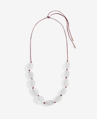 Mango Women's Stones Pendant Necklace
