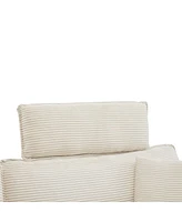 Cloud Comfort Sectional: Cozy Sectional Sofa with Ottomans for Living Room
