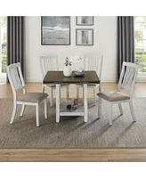 Folding Table: Seats 4, Storage, Space-Saving, Expandable