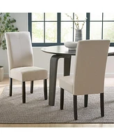 T-Stitch Upholstered Dining Chairs - Set of 2