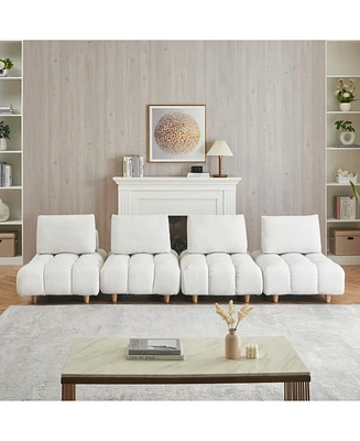 inches long, Teddy Sofa Fabric, with spacious and comfortable seats
