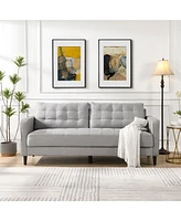Comfy Modern Upholstered 3-Seater Sofa (74")