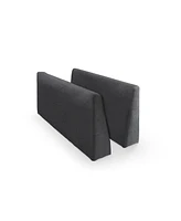 Modern L-Shaped Sectional Sofa with Convertible Ottoman