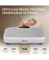 Joroto Vibration Plate Exercise Machine – Full Body Vibrating Platform with Remote Control, 2 Resistance Bands, and 330LBS Weight Capacity for