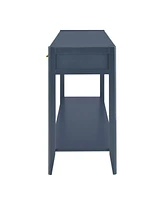 High-Quality Entryway Console Table with Vertical Stripe Drawers, Long Legs,Suitable for Entryway, Hallway, Living Room, Foyer