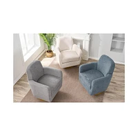 360 Rotating Sofa Armchair: Blue