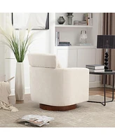 360 degree rotation design, multi-gear adjustment backrest, soft and comfortable chenille fabric