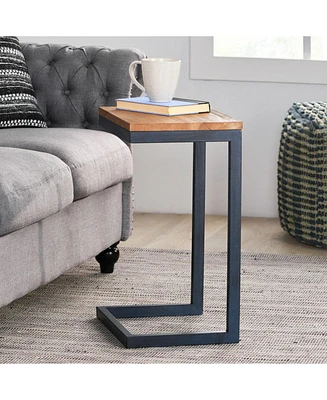 Versatile Firwood & Iron Antique Accent Table (Choose Size)