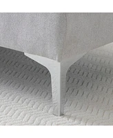 55" Chaise Lounge Sofa: Left Armrest, Pillow, Tufted