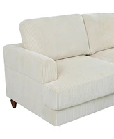 Modular Sectional Sofa with Ottoman L Shaped Corner for Living Room, Office, Spacious Space