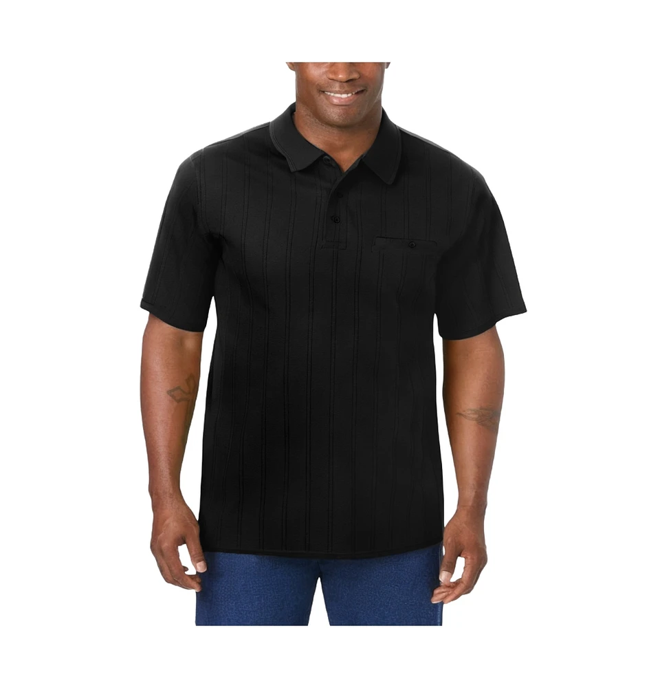 KingSize Big & Tall Banded Bottom Polo Shirt