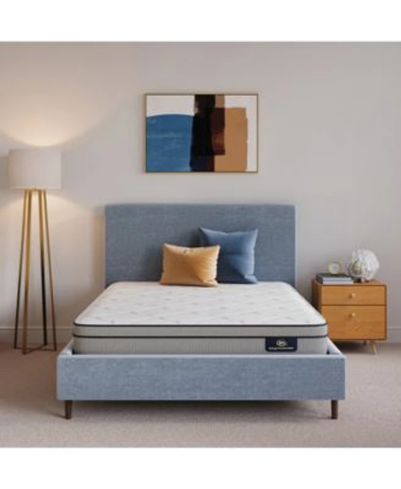 Closeout Serta Flowering Cherry 8 Plush Euro Top Mattress Collection
