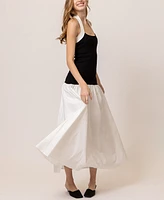 Line & Dot Women's Kohl Mixed-Media Halter-Neck Dress