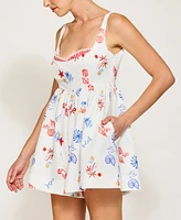 Line & Dot Women's Reeta Sweetheart-Neck Romper