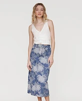 Avec Les Filles Women's Crocheted Halter Top
