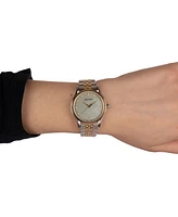 Balmain Women's Swiss Beleganza Diamond (1/20 ct. t.w.) Two-Tone Stainless Steel Bracelet Watch 32mm