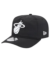 New Era Men's Black Miami Heat Injection Everyday Golfer Adjustable Hat