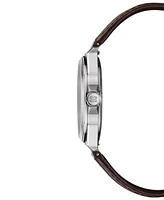 Certina Men's Swiss Ds-7 Brown Leather Strap Watch 39mm