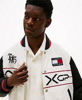 Tommy Hilfiger x Apxgp Collection Men's Satin Varsity Jacket