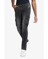 Xray Men's Slim Fit Stretch Cargo Jeans