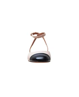Delaney | Captoe Ankle Strap Ballet Flat