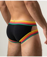 Rounderbum Men's Rainbow Rush Holster Brief